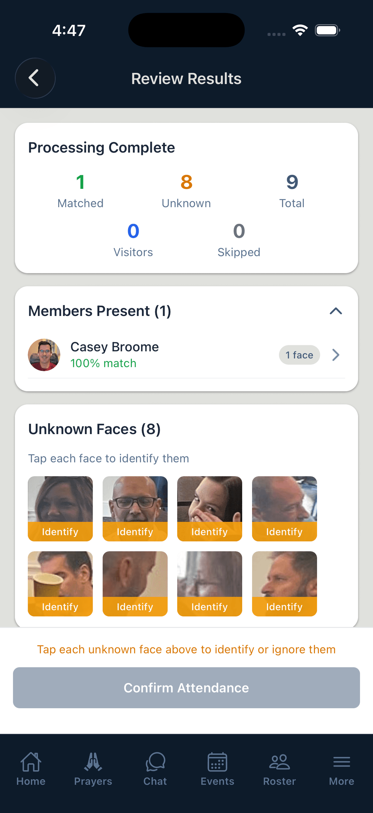 AI Photo Attendance screenshot